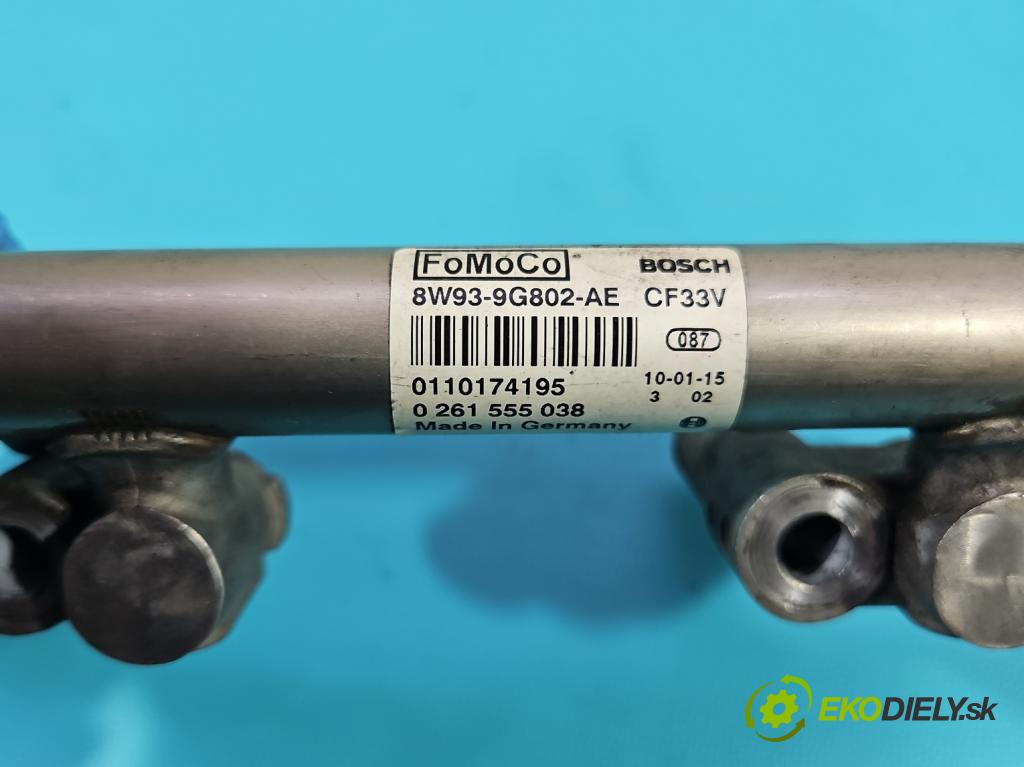 Jaguar XF I X250 2007-2015 5.0 V8 automatic 283 kW 5000 cm3 4- lišta vstrekovacia 0261555038 (Vstrekovacia lišta)