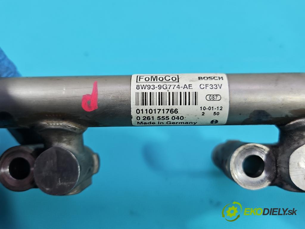 Jaguar XF I X250 2007-2015 5.0 V8 automatic 283 kW 5000 cm3 4- lišta vstrekovacia 8W93-9G774-AE (Vstrekovacia lišta)