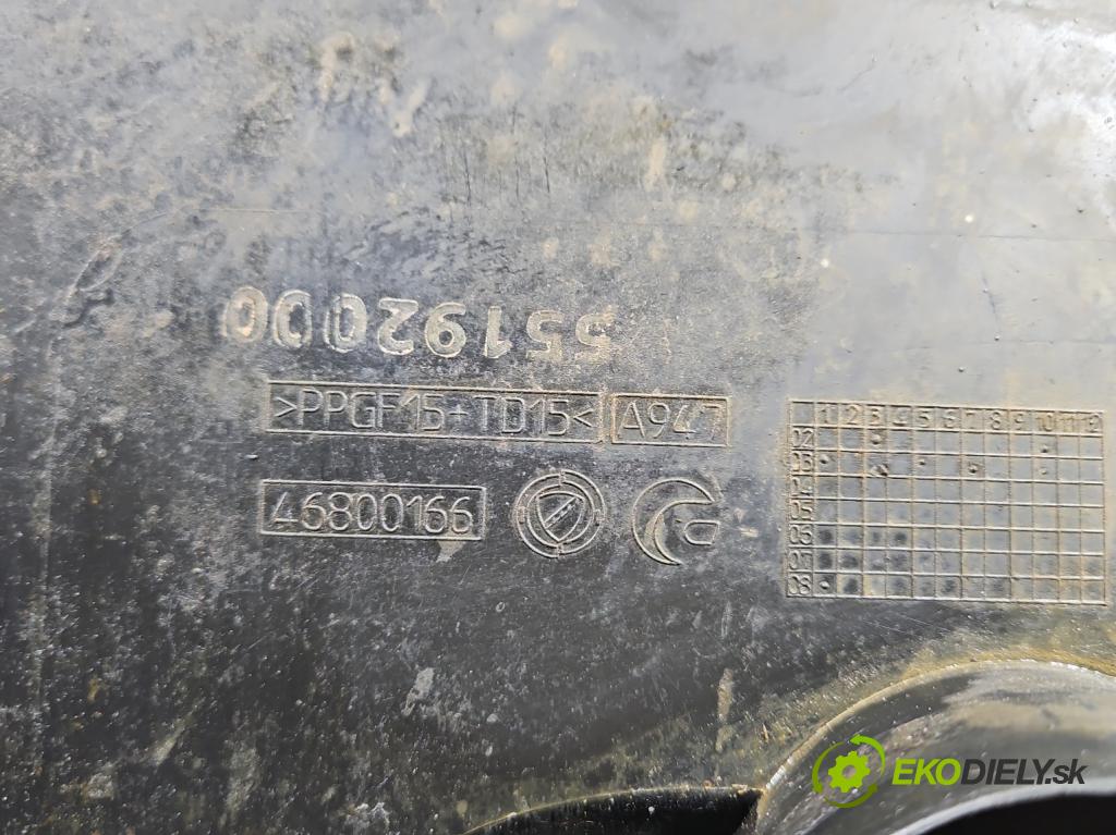 Fiat Panda II 2003-2012 1.1 54 hp manual 40 kW 1108 cm3 5- obal filtra vzduchu 46800166 (Kryty filtrů)