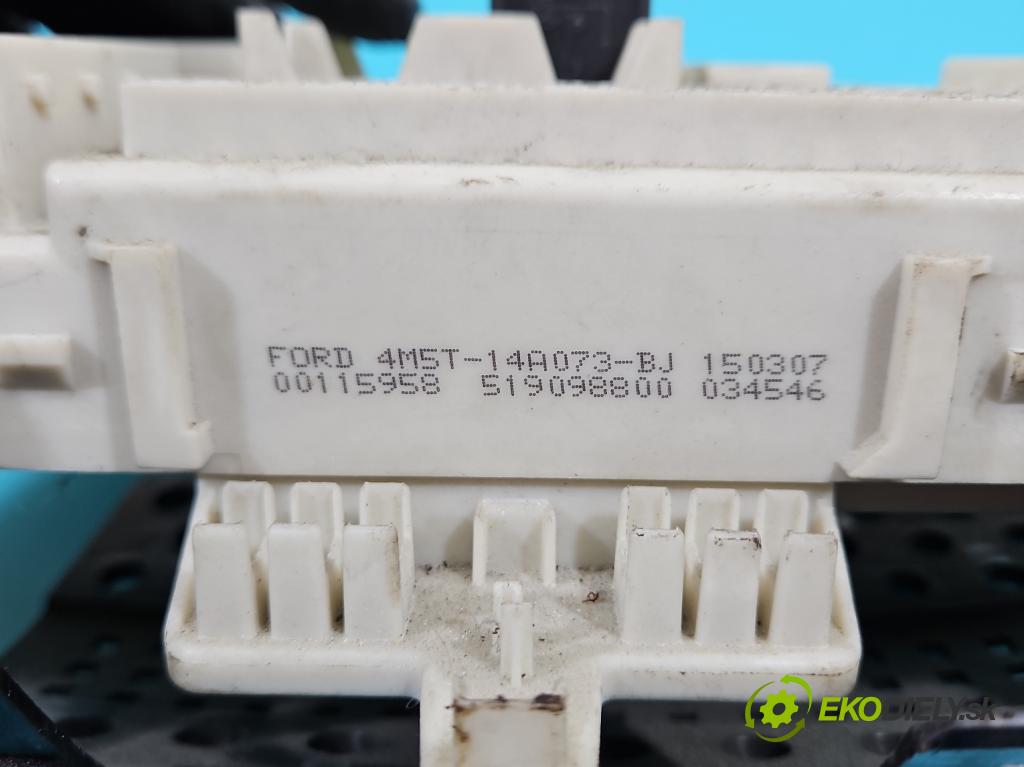 Ford Focus Mk2 2004-2011 1.6 tdci 109 HP manual 80 kW 1560 cm3 5- skrinka poistka 4M5T-14A073-BJ (Poistková skrinka)