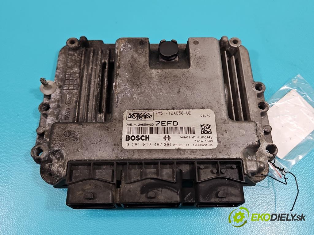 Ford Focus Mk2 2004-2011 1.6 tdci 109 HP manual 80 kW 1560 cm3 5- riadiaca jednotka motora 0281012487