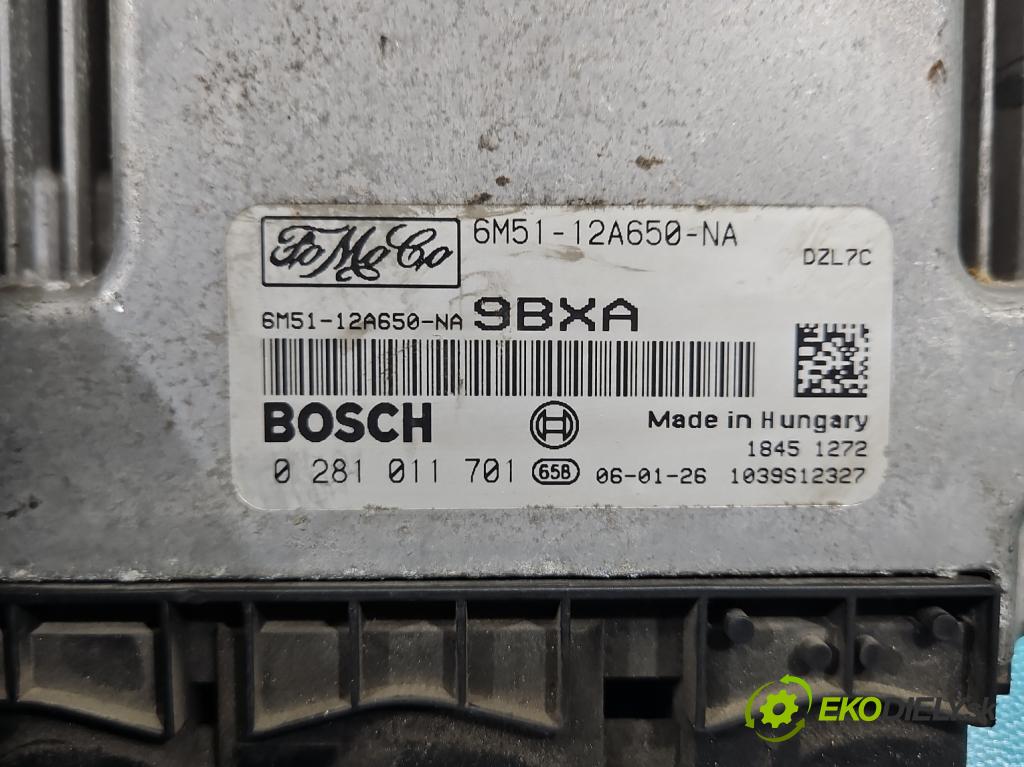 Ford Focus Mk2 2004-2011 1.6 tdci 90 HP manual 66 kW 1560 cm3 5- riadiaca jednotka motora 0281011701