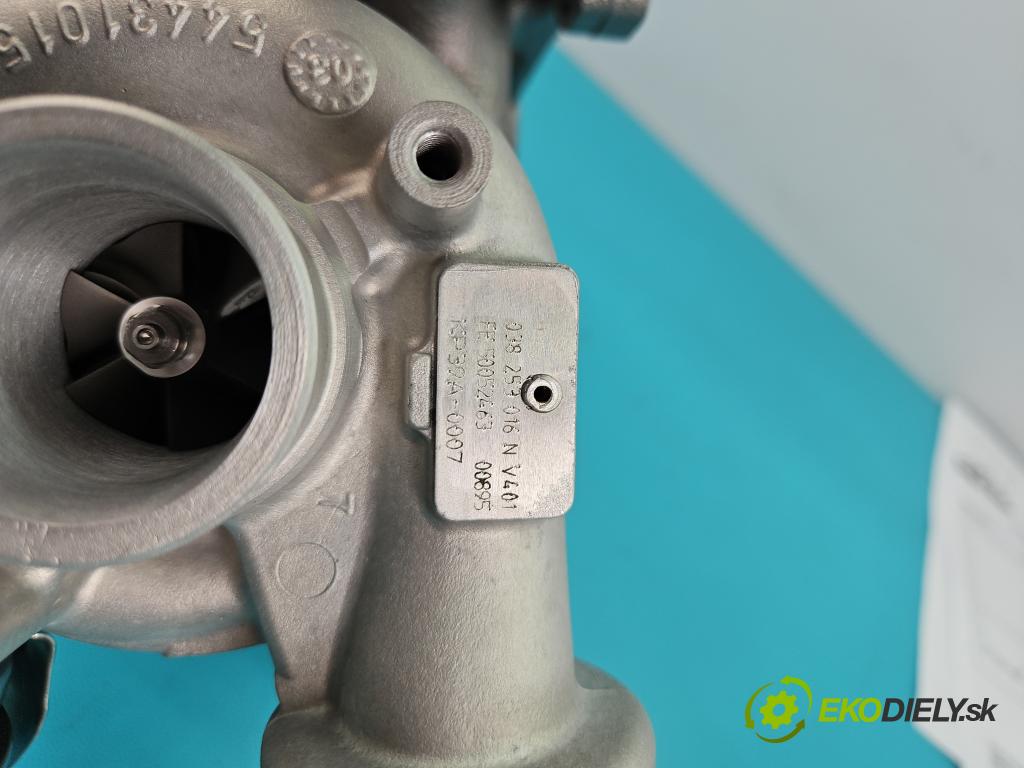 Vw Golf IV 1997-2003 1.9 tdi 101 HP manual 74 kW 1896 cm3 5- turbodúchadlo, turbo repasovaná KP39A-0007