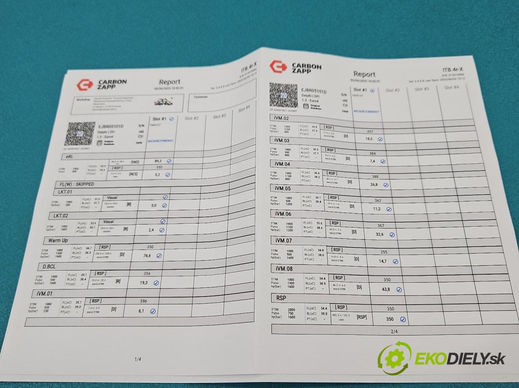Dacia Logan I 2005-2014 1.5 dci 68 HP manual 50 kW 1461 cm3 5- vstrek EJBR05101D (Vstrekovač paliva)