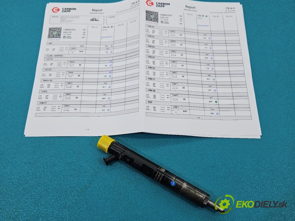 Dacia Logan I 2005-2014 1.5 dci 68 HP manual 50 kW 1461 cm3 5- vstrek EJBR05101D (Vstrekovač paliva)