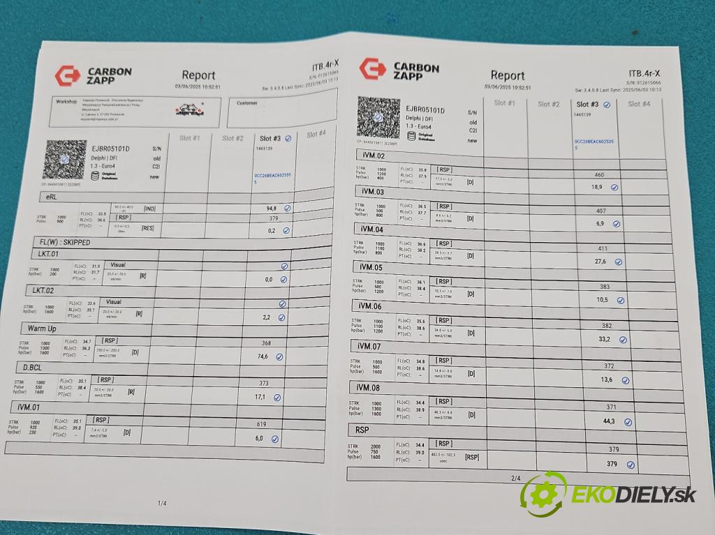 Dacia Logan I 2005-2014 1.5 dci 68 HP manual 50 kW 1461 cm3 5- vstrek EJBR05101D (Vstrekovač paliva)