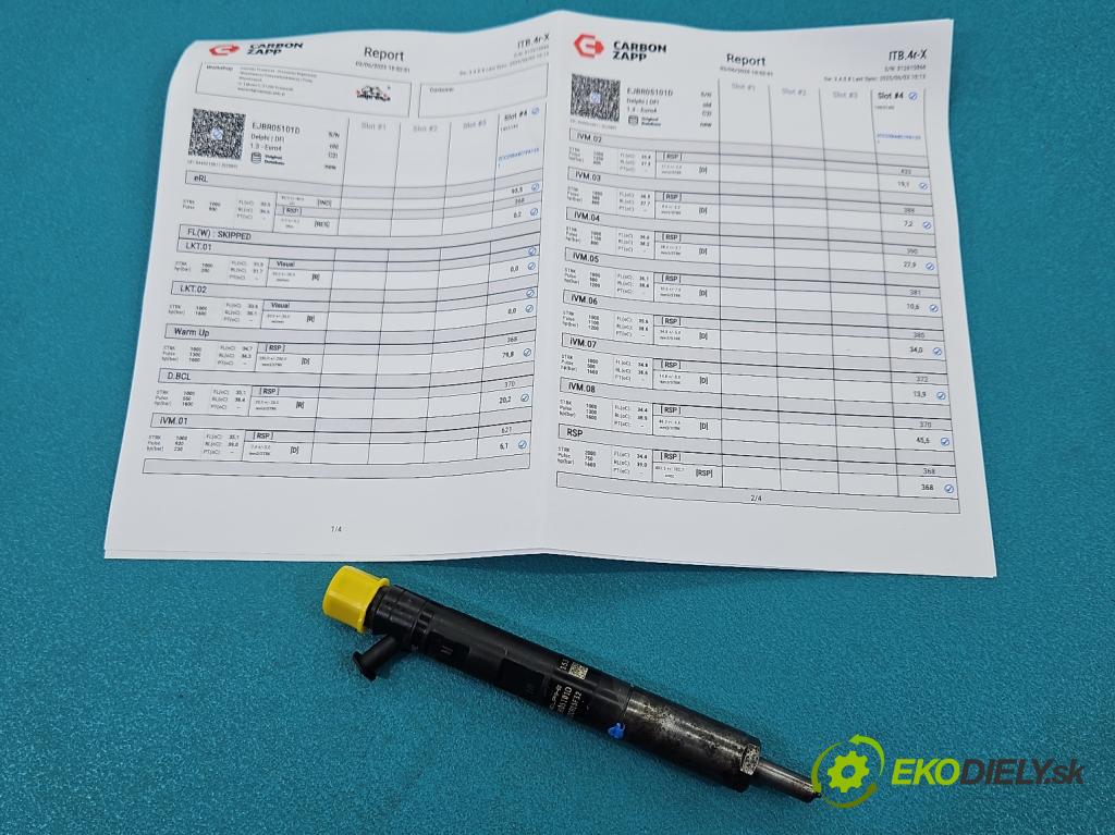 Dacia Logan I 2005-2014 1.5 dci 68 HP manual 50 kW 1461 cm3 5- vstrek EJBR05101D (Vstrekovač paliva)