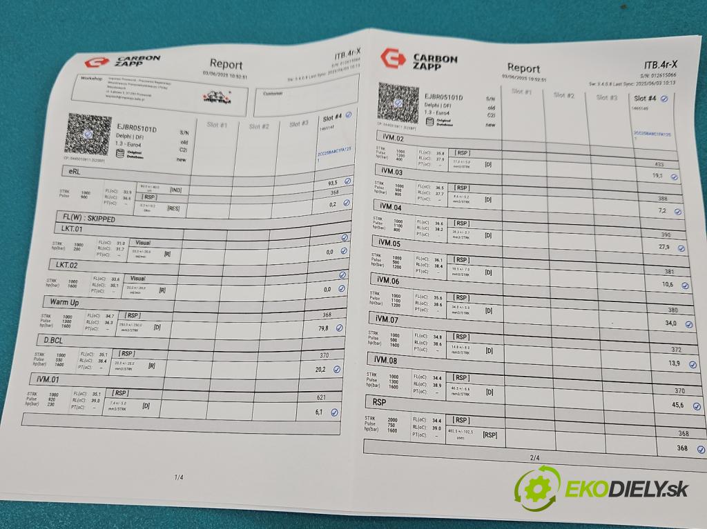 Dacia Logan I 2005-2014 1.5 dci 68 HP manual 50 kW 1461 cm3 5- vstrek EJBR05101D (Vstrekovač paliva)