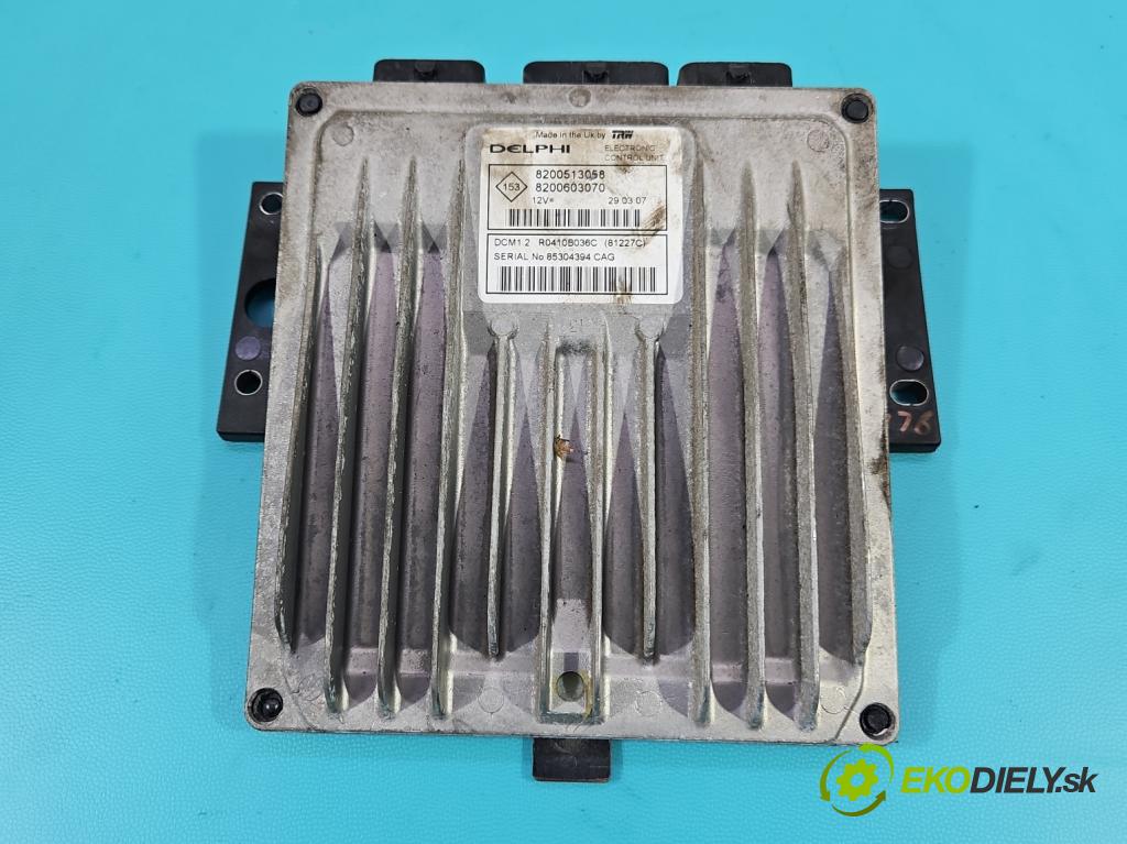 Dacia Logan I 2005-2014 1.5 dci 68 HP manual 50 kW 1461 cm3 5- riadiaca jednotka motora 8200513058
