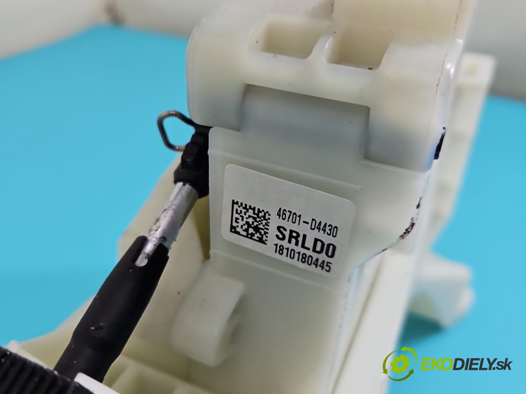 Kia Niro I 2016-2022 1.6 GDI 105 HP automatic 77,2 kW 1580 cm3 5- Páka: Změny: stupeň,rýchlosť 46701-D4430 (Rýchlostná páka (kulisa))