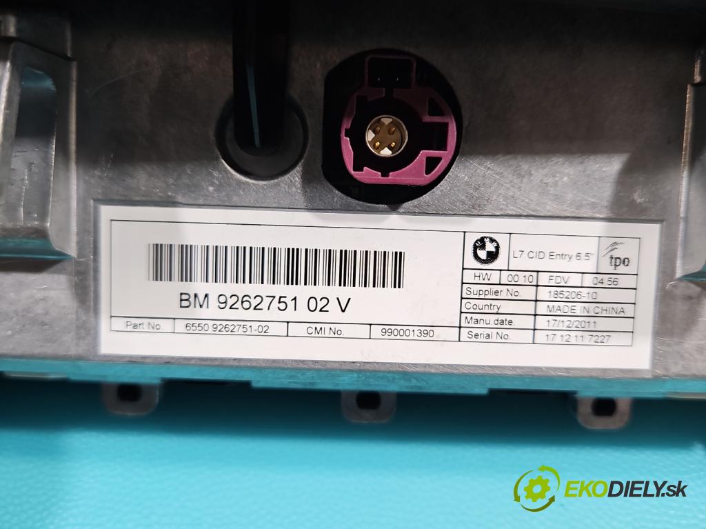 Bmw 1 F20 2011-2019 1.6 T 136 HP manual 100 kW 1598 cm3 5- Zobrazit: 9262751 (Prístrojová doska)