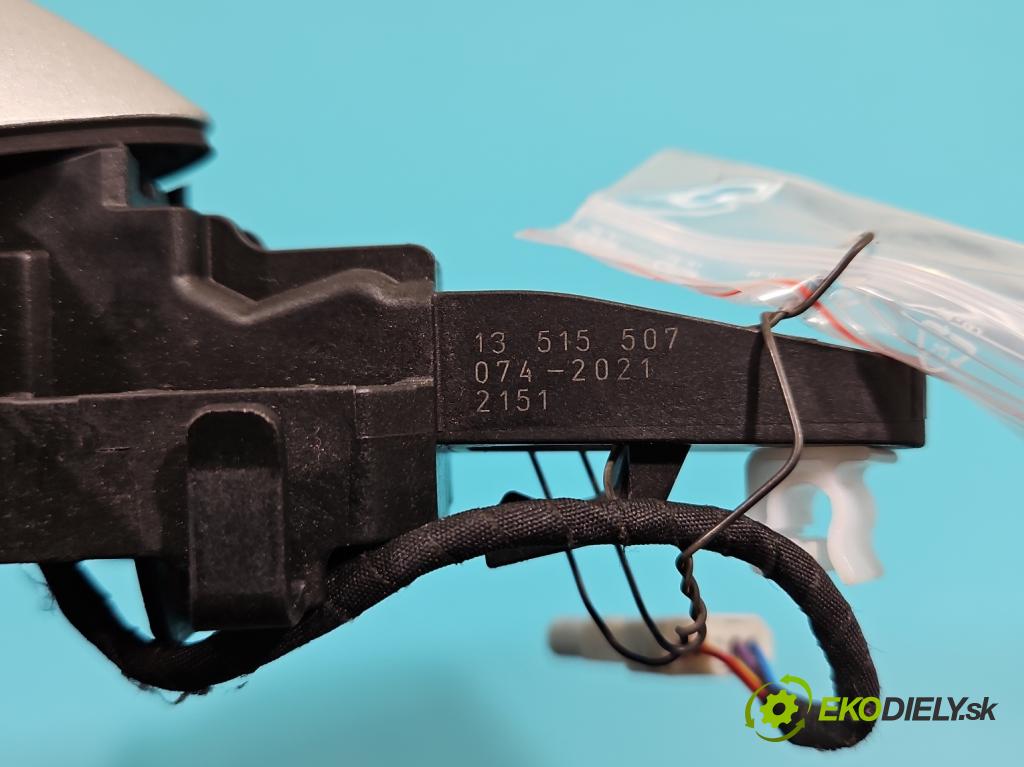 Opel Insignia B 2017-2022 2.0 cdti 174 HP automatic 128 kW 1995 cm3 5- rukoväť predné ľavé mimo: 13515507 (Kľučka dverí vonkajšia predná ľavá)