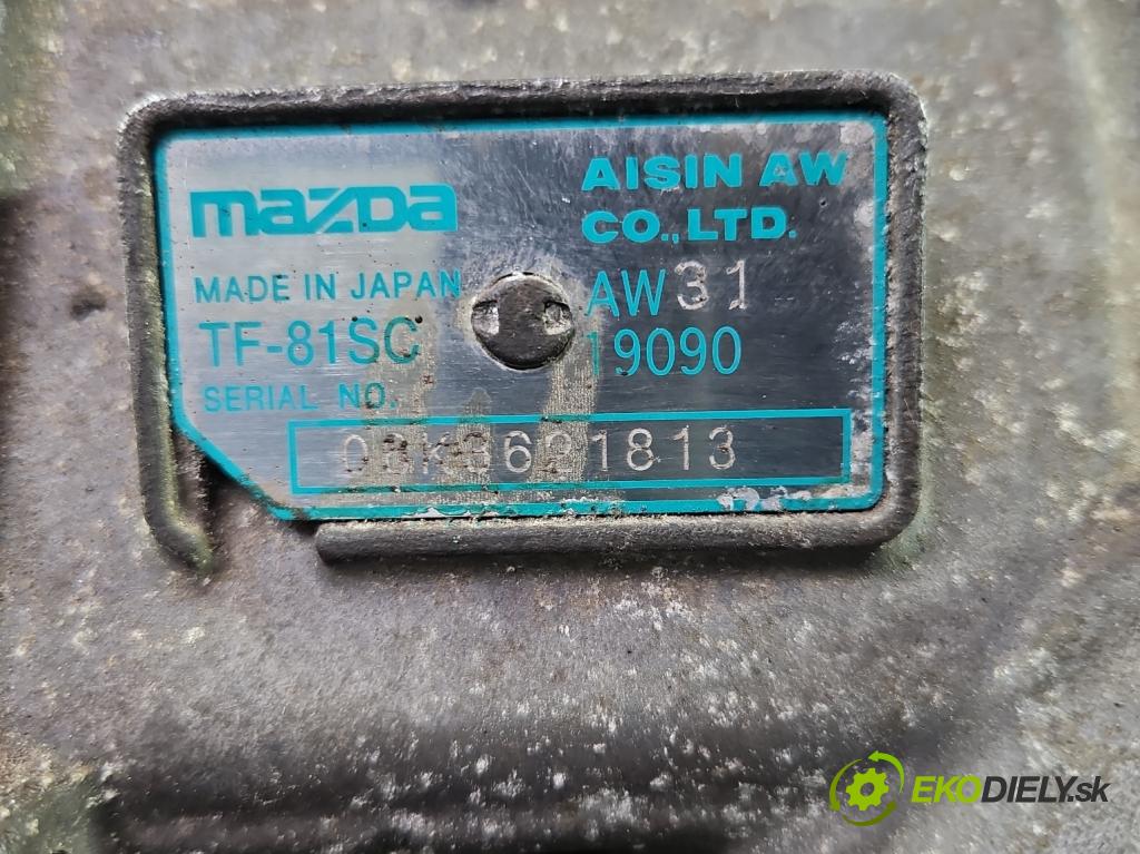 Mazda Cx-7 2.3 T 245KM automatic 180 kW 2260 cm3 5- prevodovka stupeň,rýchlosť automat AW3119090