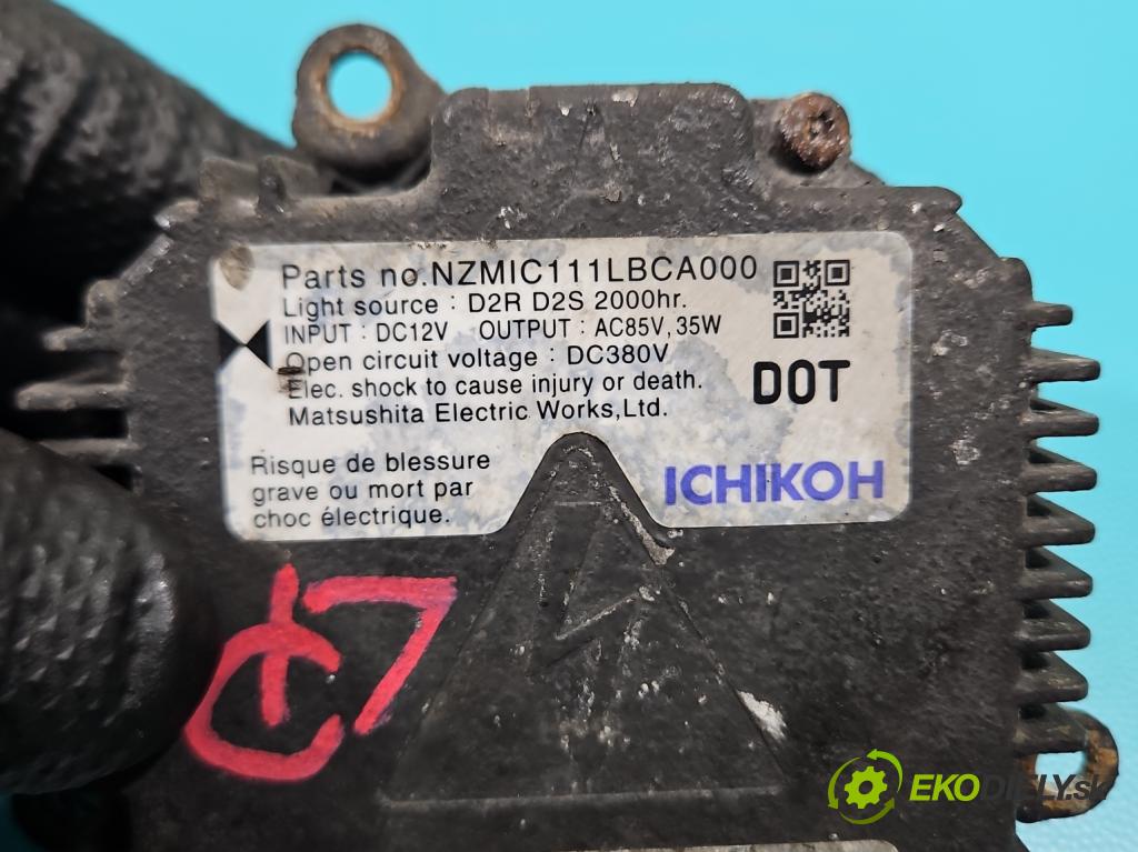 Subaru Forester III SH 2008-2013 2.0 boxer 147 HP manual 108 kW 1998 cm3 5- střídač: xenon NZMIC111LBCA000 (Riadiaca jednotka xenónu)