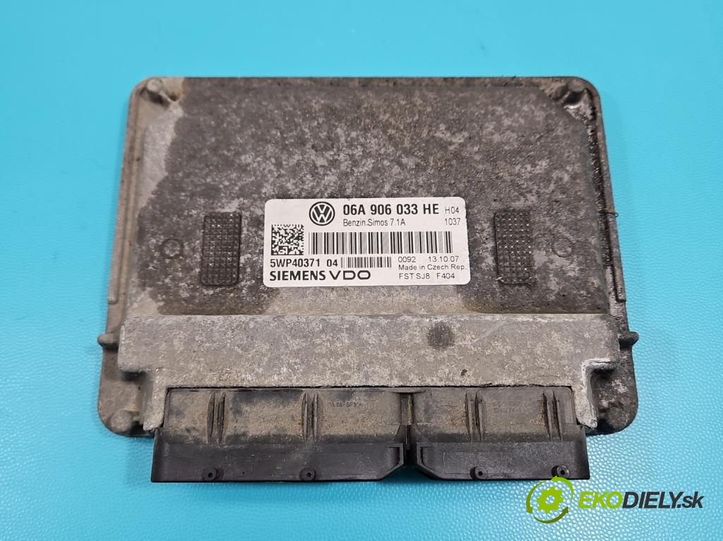 Seat Leon II 2005-2012 1.6 SR 102 HP manual 75 kW 1595 cm3 5- riadiaca jednotka motora 06A906033HE