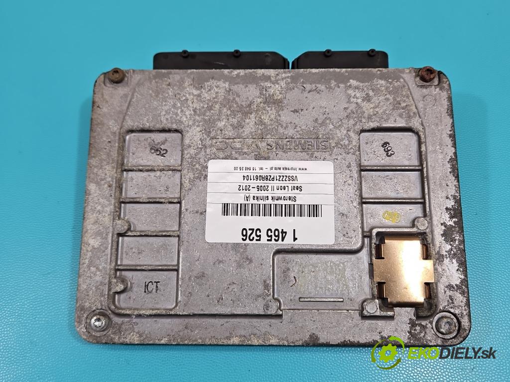 Seat Leon II 2005-2012 1.6 SR 102 HP manual 75 kW 1595 cm3 5- riadiaca jednotka motora 06A906033HE
