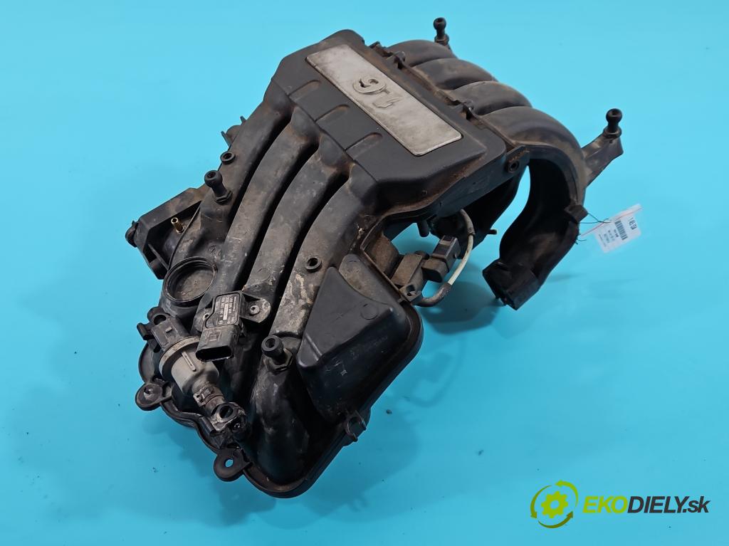 Seat Leon II 2005-2012 1.6 SR 102 hp manual 75 kW 1595 cm3 5- potrubí sací 06A133185LS (Sací potrubí)