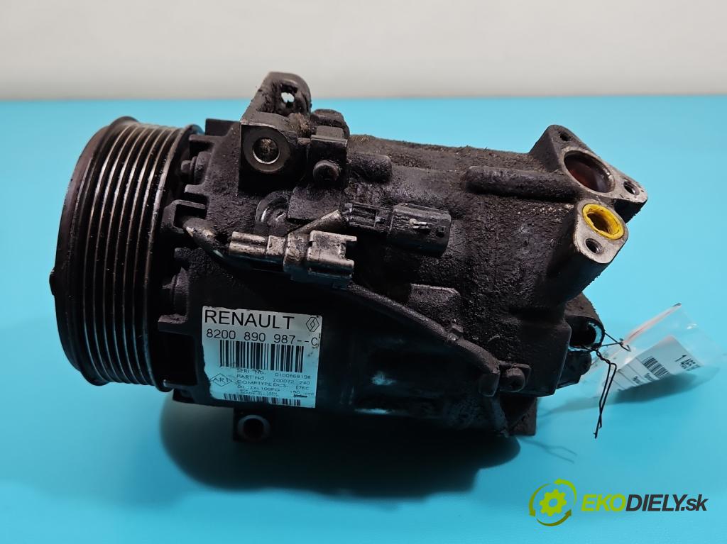 Renault Laguna III 2007-2015 2.0 dci 131 HP manual 96 kW 1995 cm3 5- Kompresor: klimatizácie 8200890987C (Kompresor klimatizácie)