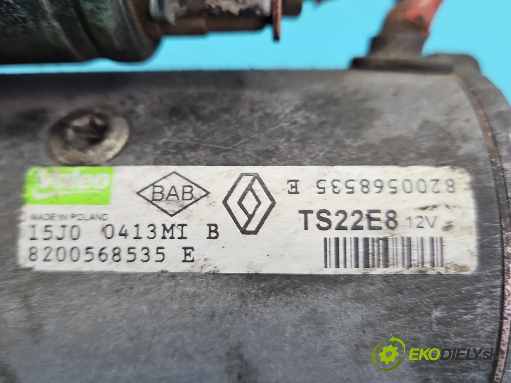 Renault Laguna III 2007-2015 2.0 dci 131 HP manual 96 kW 1995 cm3 5- štartér 8200568535E (Štartér)