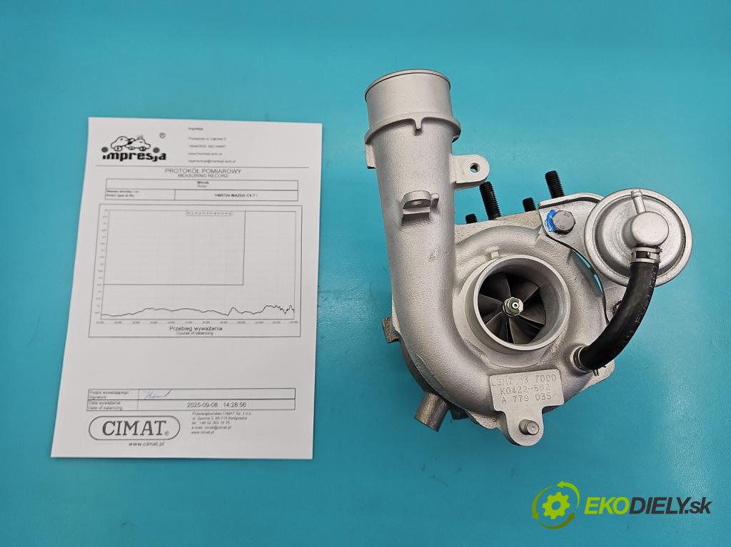Mazda Cx-7 2.3 T 245KM automatic 180 kW 2260 cm3 5- Turbodmychadlo repasováno K0422-882
