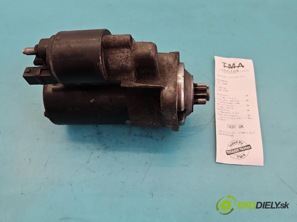 Audi A3 8L 1996-2003 1.6 SR 102 HP manual 75 kW 1595 cm3 3- štartér  (Štartér)