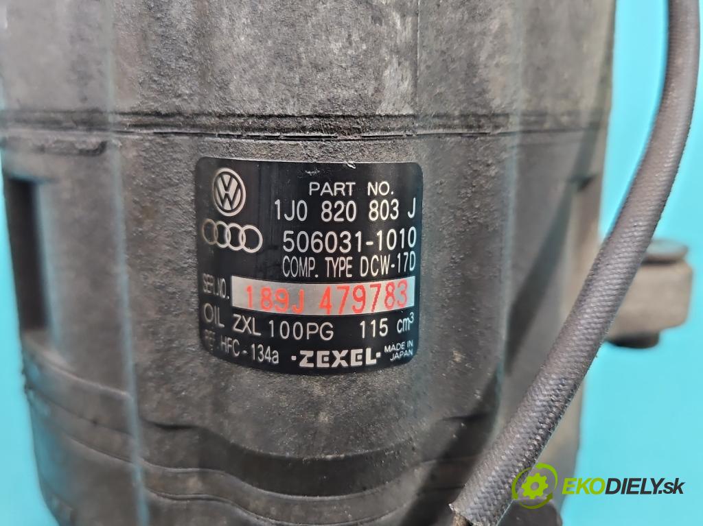 Audi A3 8L 1996-2003 1.6 SR 102 HP manual 75 kW 1595 cm3 3- Kompresor: klimatizácie 1J0820803J (Kompresor klimatizácie)