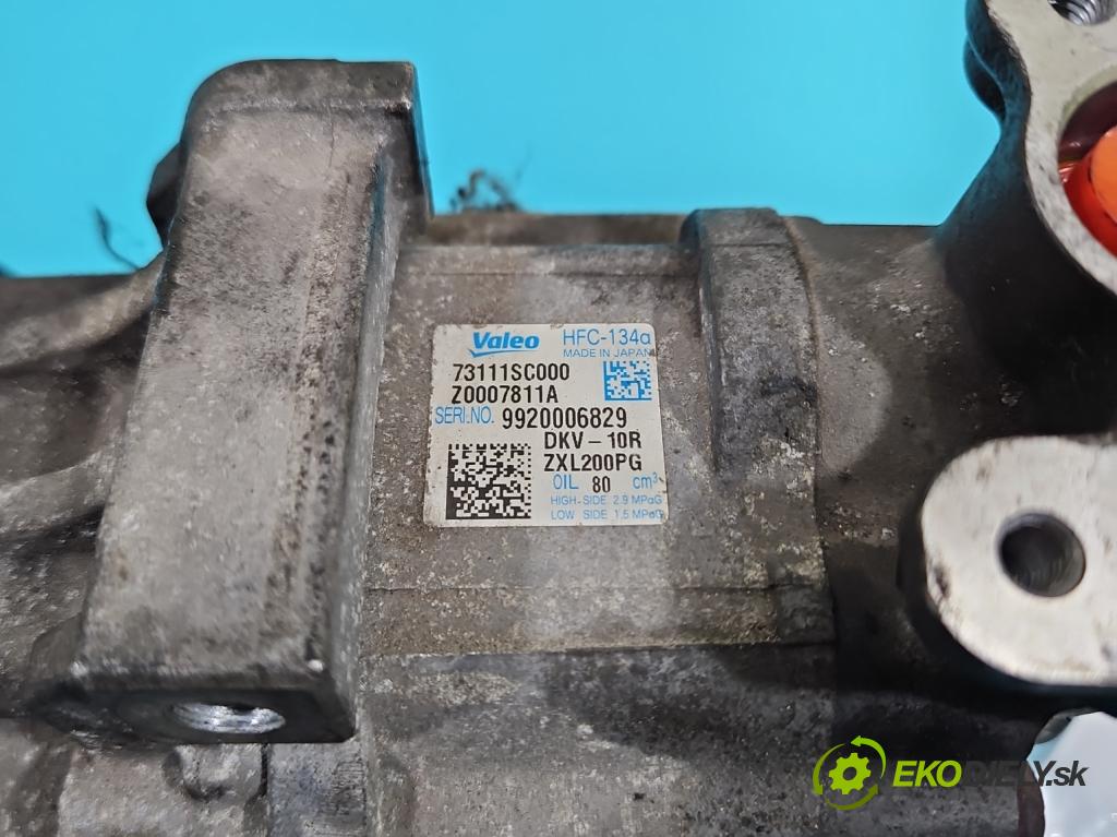 Subaru Forester III SH 2008-2013 2.0 boxer 147 HP manual 108 kW 1998 cm3 5- Kompresor: klimatizácie 73111SC000 (Kompresor klimatizácie)