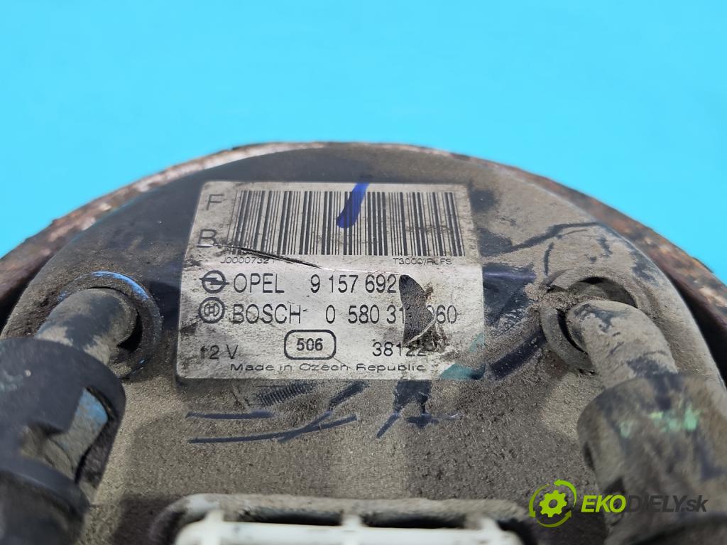 Opel Astra II 1998-2009 1.2 16V 75 hp manual 55 kW 1199 cm3 5- čerpadlo paliva 9157692