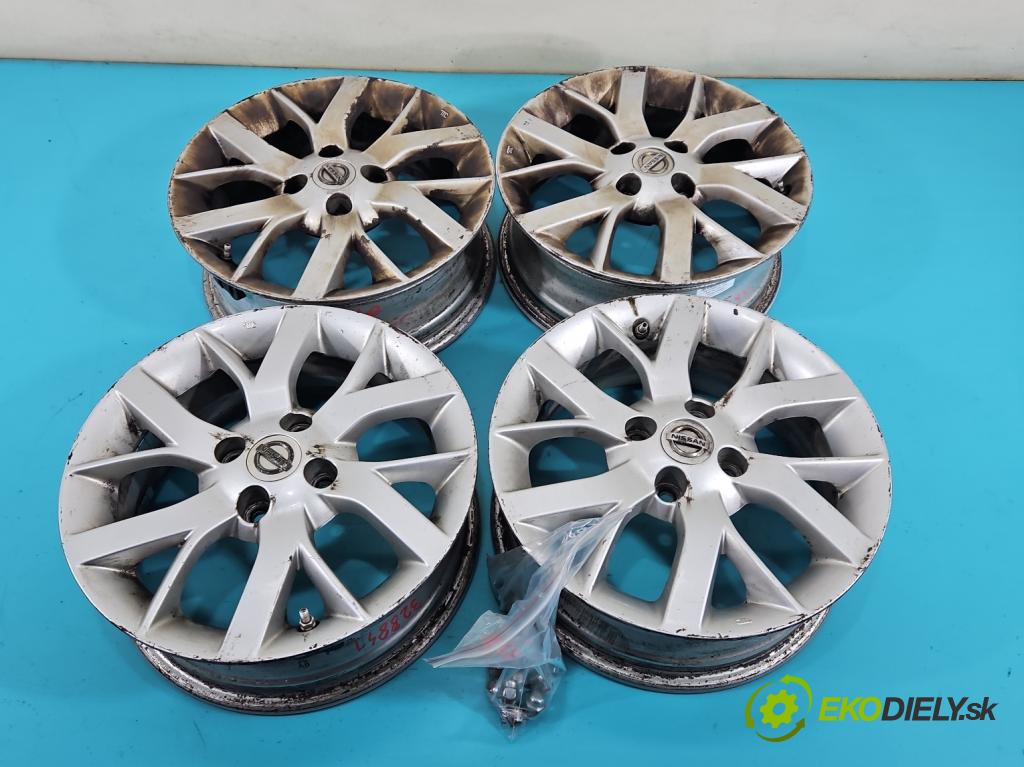 Nissan Note II 2012-2016 1.2 16V 80 hp manual 59 kW 1198 cm3 5- Felga hliník: 15