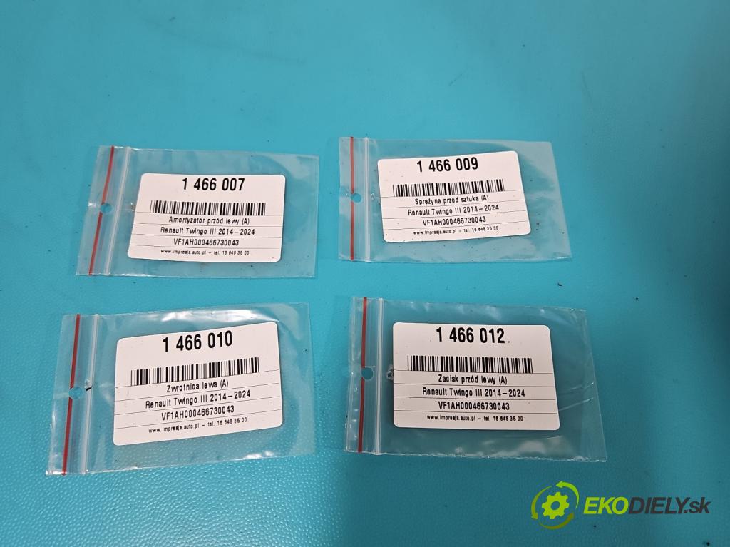 Renault Twingo III 2014-2024 0.0 82 HP automatic 60 kW  5- tlmič predné ľavý  (Kľučka dverí ostatné)