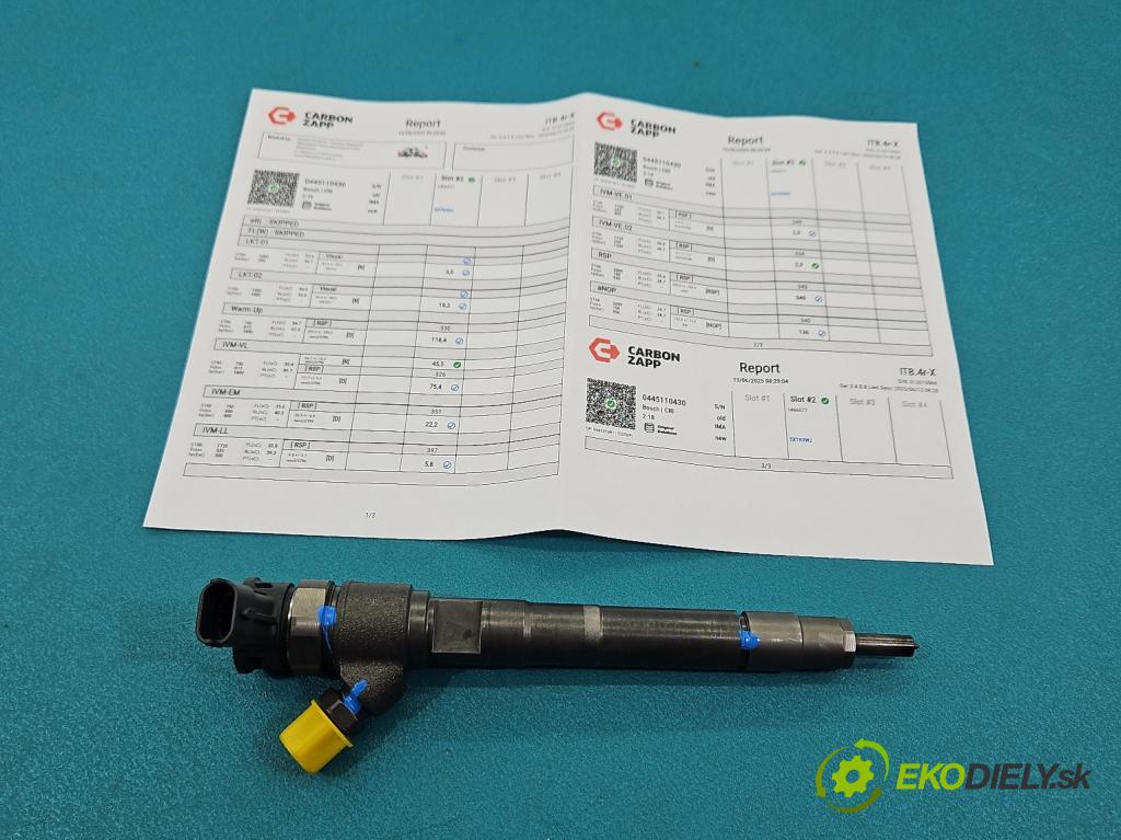 Lancia Thema II 2011-2014 3.0 CRD 239KM automatic 176 kW 2987 cm3 4- vstrek 0445110430 (Vstrekovač paliva)