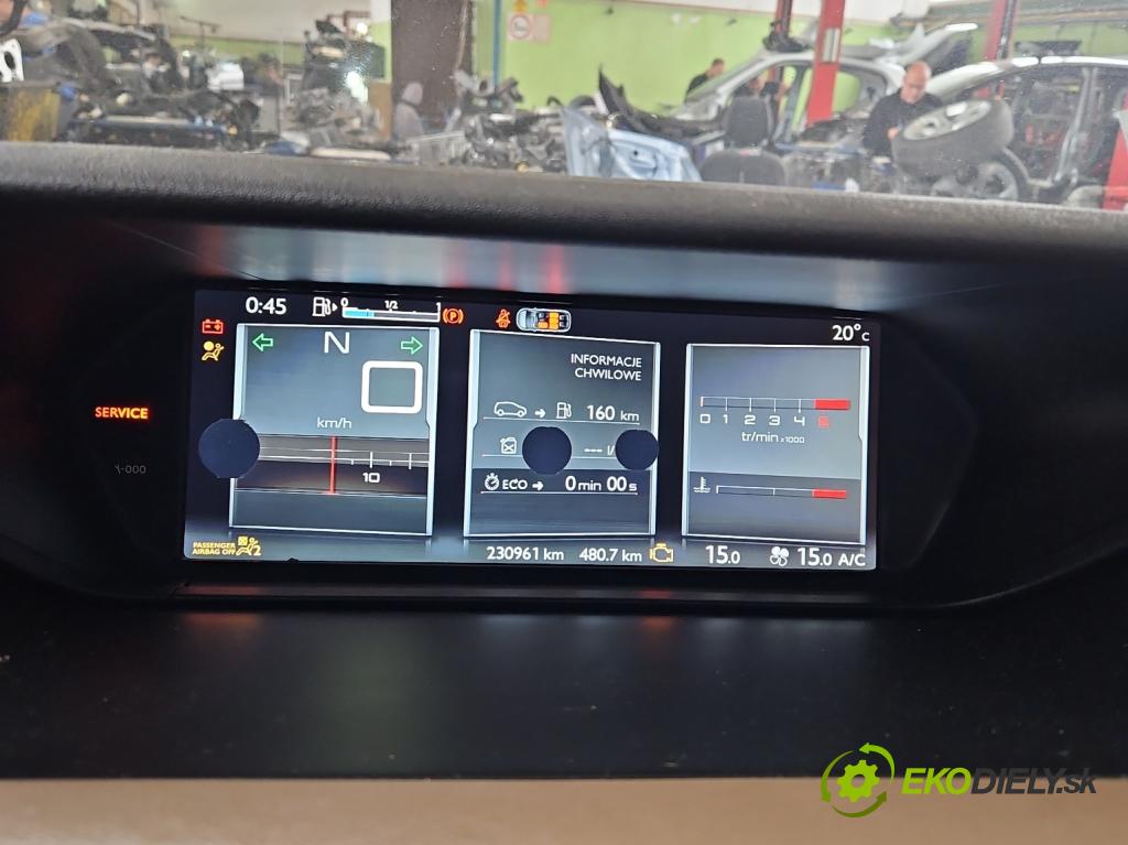 Citroen C4 Grand Picasso II 2013-2022 2.0 hdi 150 HP automatic 110 kW 1997 cm3 5- prístrojovka/ budíky 9811087080 (Prístrojová doska)