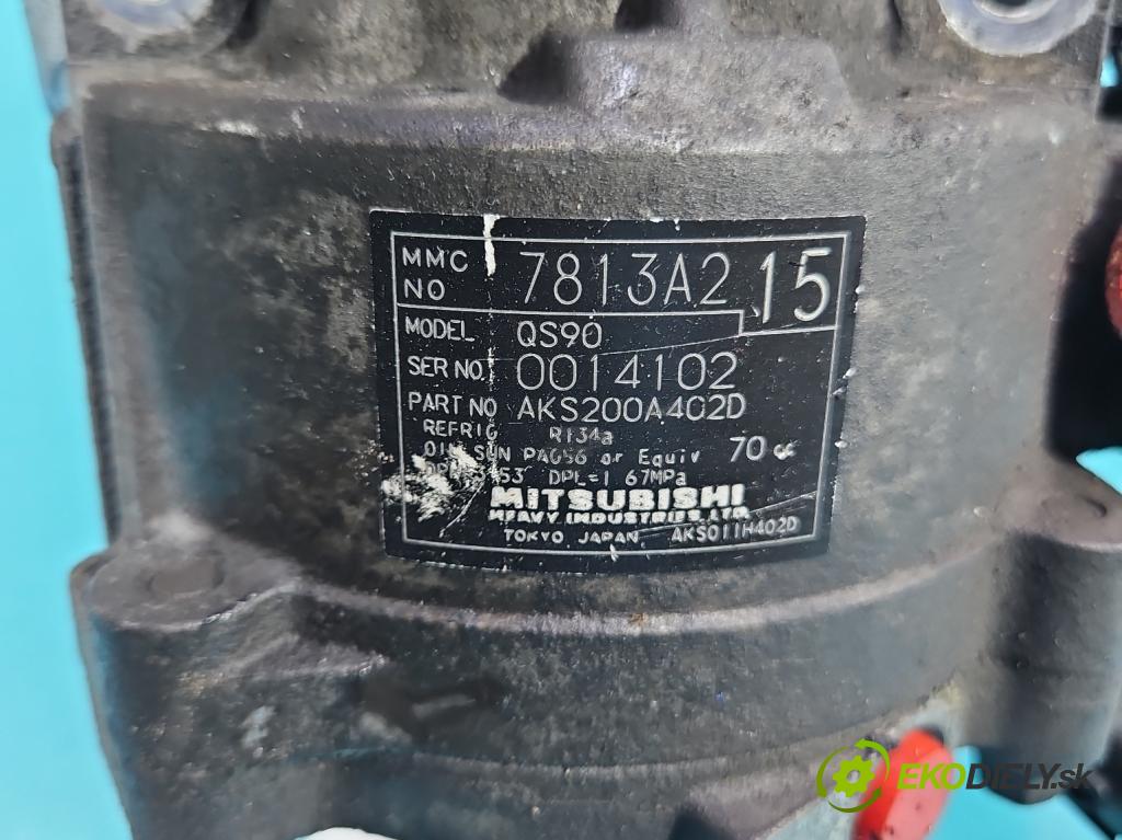 Peugeot 4007 2007-2012 2.2 hdi 156 HP automatic 115 kW 2179 cm3 5- Kompresor: klimatizácie 7813A215 (Kompresor klimatizácie)