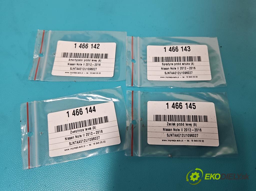 Nissan Note II 2012-2016 1.2 16V 80 HP manual 59 kW 1198 cm3 5- pružina predné