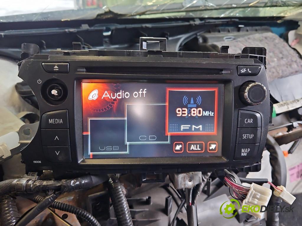 Toyota Yaris III 2011-2020 1.4 D4D 90 HP manual 66 kW 1364 cm3 5- Radio originál 86140-0D010