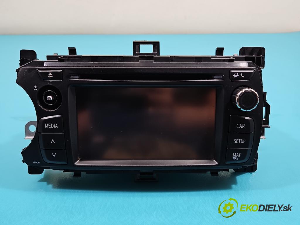 Toyota Yaris III 2011-2020 1.4 D4D 90 HP manual 66 kW 1364 cm3 5- Radio originál 86140-0D010
