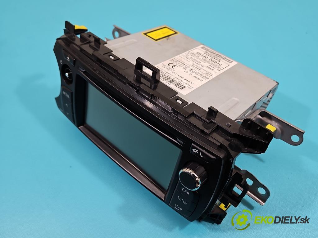 Toyota Yaris III 2011-2020 1.4 D4D 90 HP manual 66 kW 1364 cm3 5- Radio originál 86140-0D010