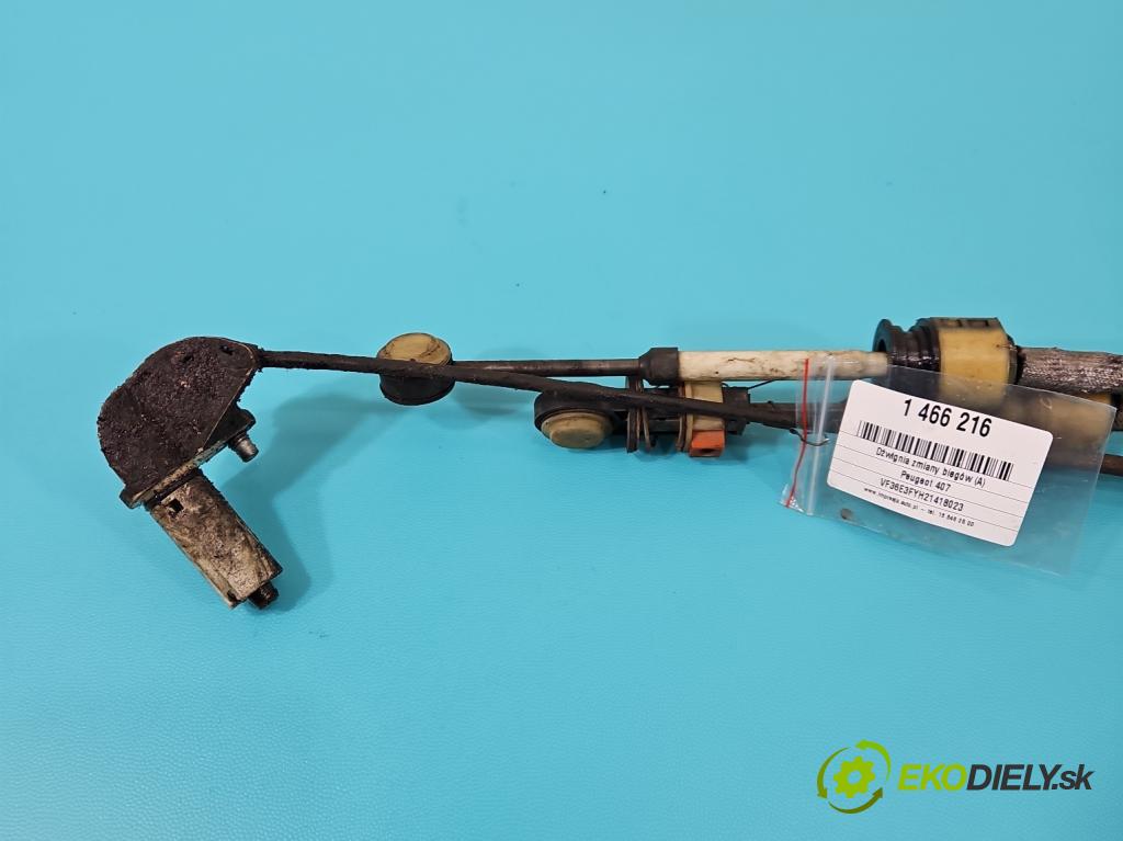 Peugeot 407 2.2 16V 163 HP manual 120 kW 2230 cm3 5- Páka: Změny: stupeň,rýchlosť 9658259880 (Rýchlostná páka (kulisa))