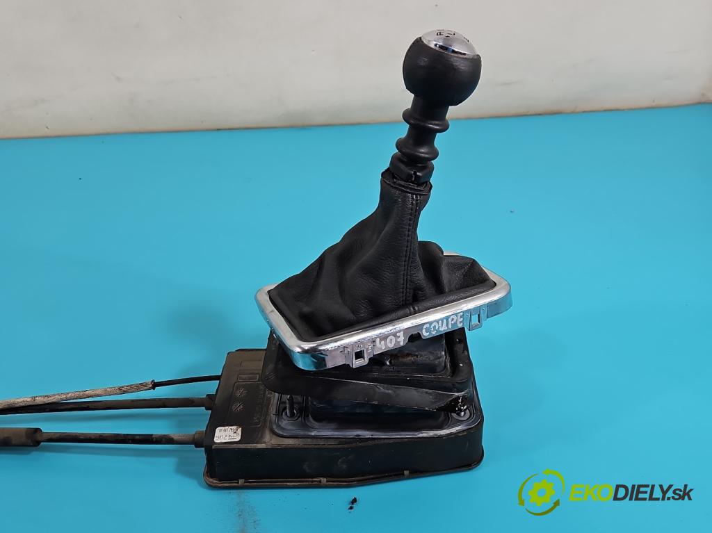Peugeot 407 2.2 16V 163 HP manual 120 kW 2230 cm3 5- Páka: Změny: stupeň,rýchlosť 9658259880 (Rýchlostná páka (kulisa))