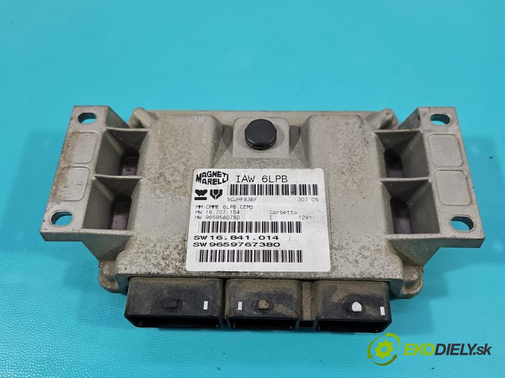 Peugeot 407 2.2 16V 163 HP manual 120 kW 2230 cm3 5- riadiaca jednotka motora 9659767380