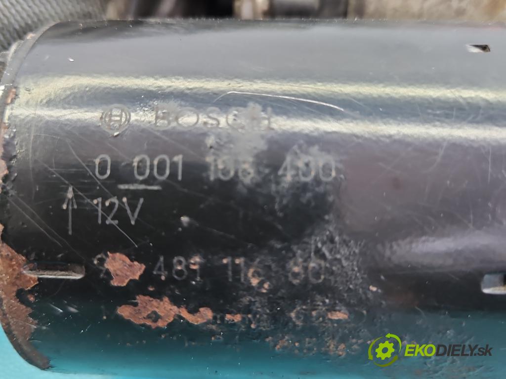 Peugeot 407 2.2 16V 163 HP manual 120 kW 2230 cm3 5- štartér 0001108400 (Štartér)