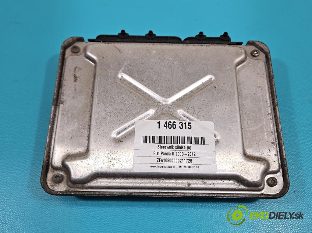 Fiat Panda II 2003-2012 1.1 54 HP manual 40 kW 1108 cm3 5- riadiaca jednotka motora 55196259