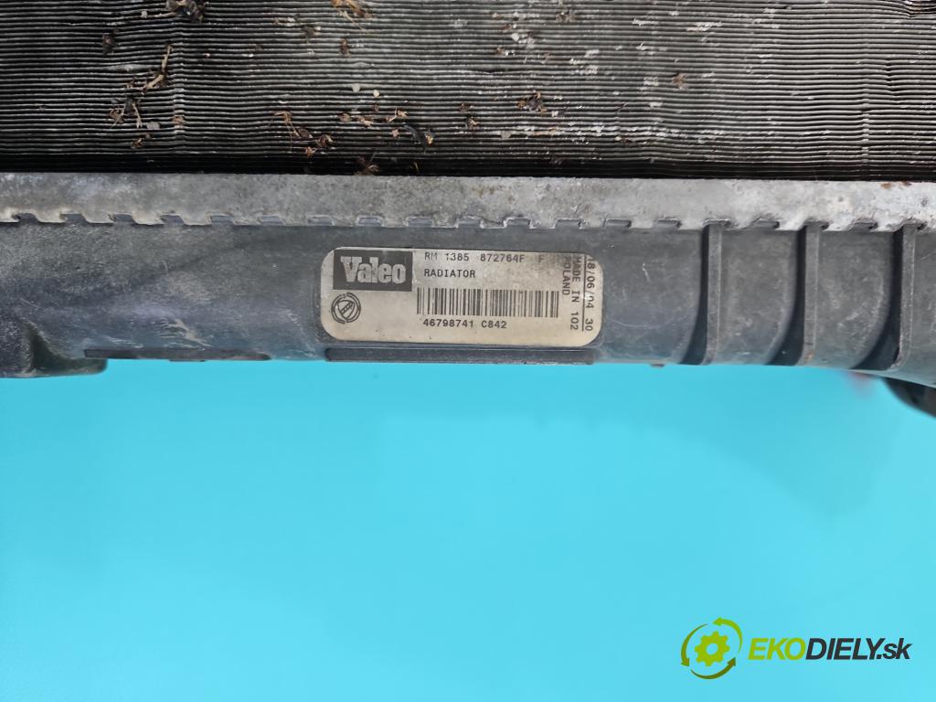 Fiat Panda II 2003-2012 1.1 54 hp manual 40 kW 1108 cm3 5- Chladič vody 46798741 (Chladiče vody)