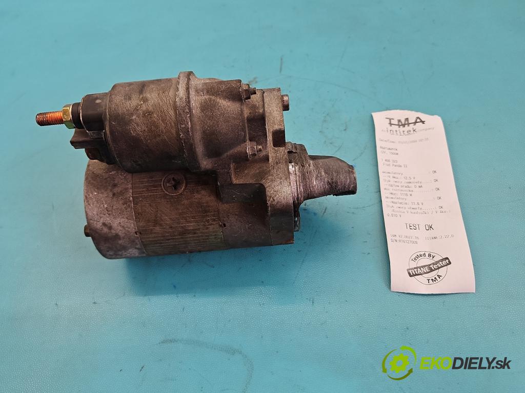 Fiat Panda II 2003-2012 1.1 54 HP manual 40 kW 1108 cm3 5- štartér 63101021 (Štartér)