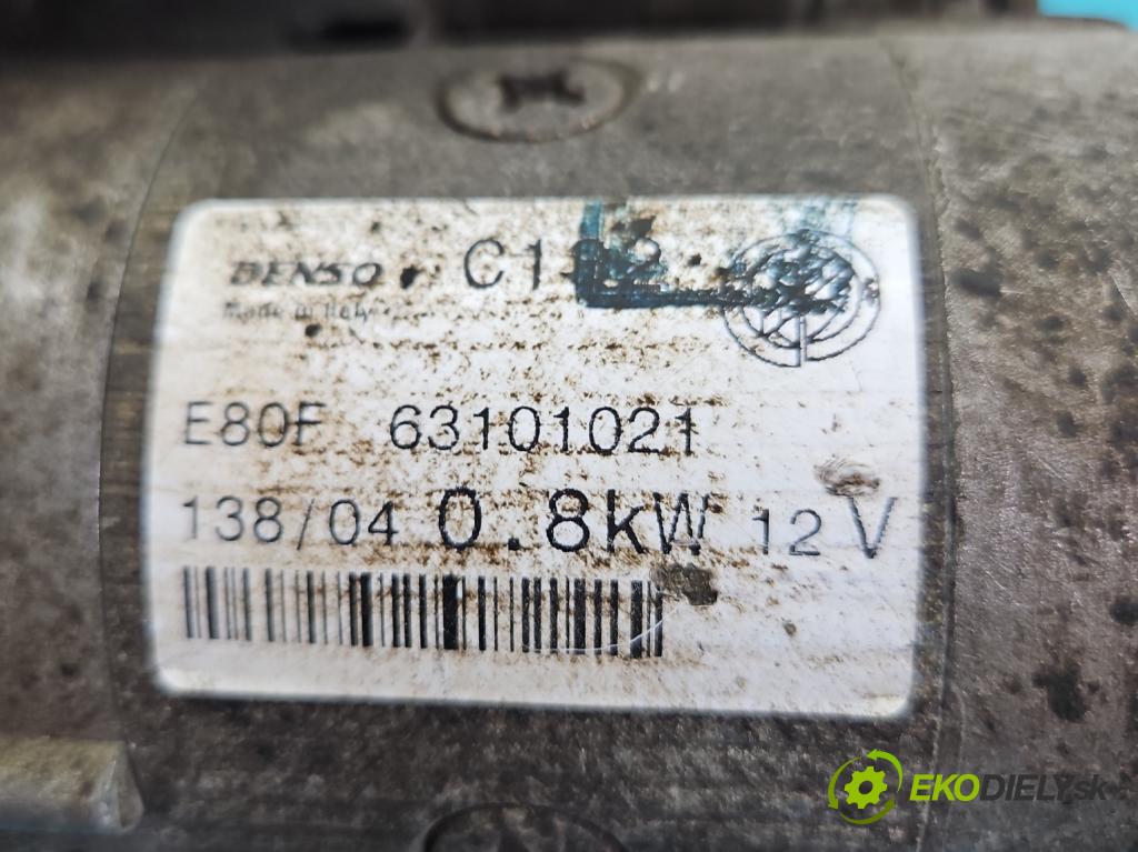 Fiat Panda II 2003-2012 1.1 54 HP manual 40 kW 1108 cm3 5- štartér 63101021 (Štartér)