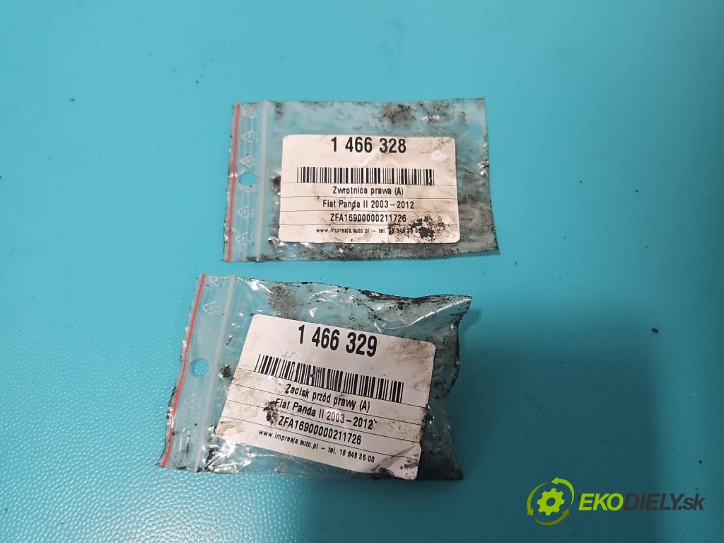 Fiat Panda II 2003-2012 1.1 54 HP manual 40 kW 1108 cm3 5- brzdič predné pravý  (Kľučka dverí ostatné)