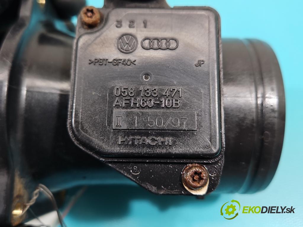 Vw Passat B5 1995-2005 1.8 20V 125 HP manual 92 kW 1781 cm3 4- průtokoměr: 058133471 (Váha vzduchu)