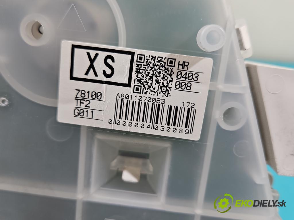 Honda Jazz III 2008-2014 1.3 16V 88 HP automatic 65 kW 1339 cm3 5- prístrojovka/ budíky 78100TF2G011 (Prístrojová doska)