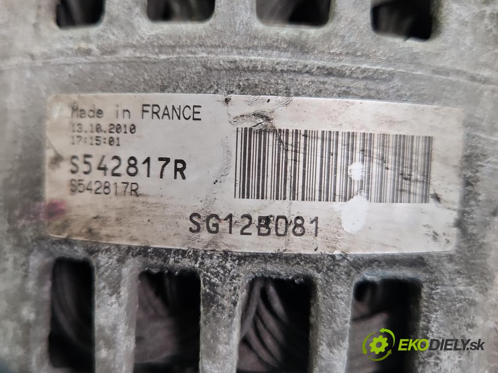 Renault Scenic II 2003-2009 1.9 dci 120 HP manual 88 kW 1870 cm3 5- Alternator S542817R (Alternátor)