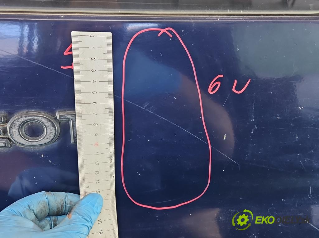 Peugeot Partner I 1996-2008 1.4 8V 75 HP manual 55 kW 1360 cm3 5- dvere zadné ľavé  (Kľučka dverí ostatné)